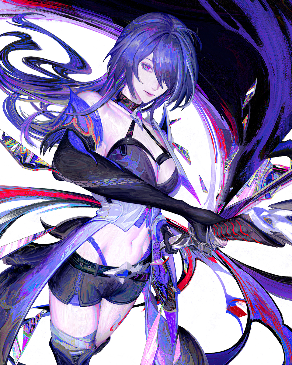 This is a pixiv picture whose title is acheron.