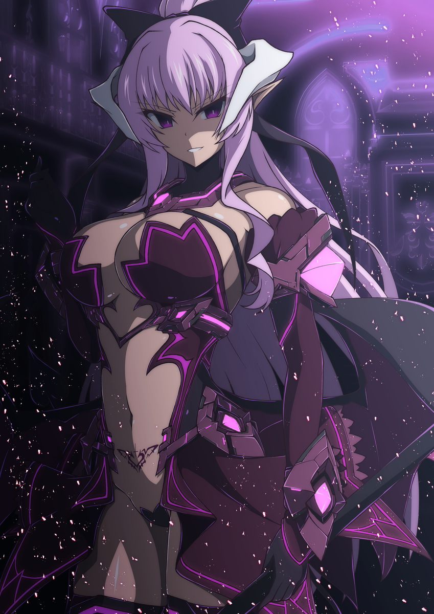 This is a pixiv picture whose title is 淫魔リリスティア・リズエル.