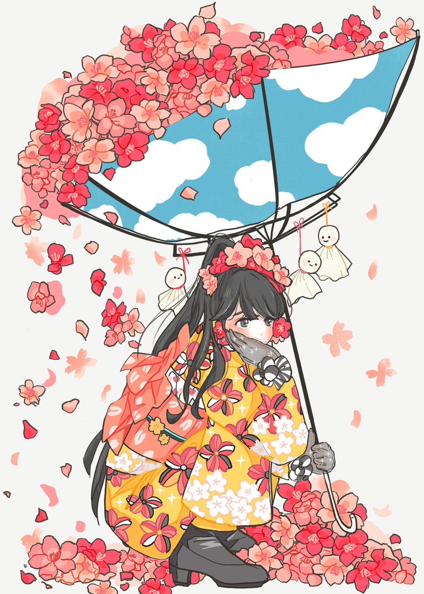 This is a pixiv picture whose title is 桜.