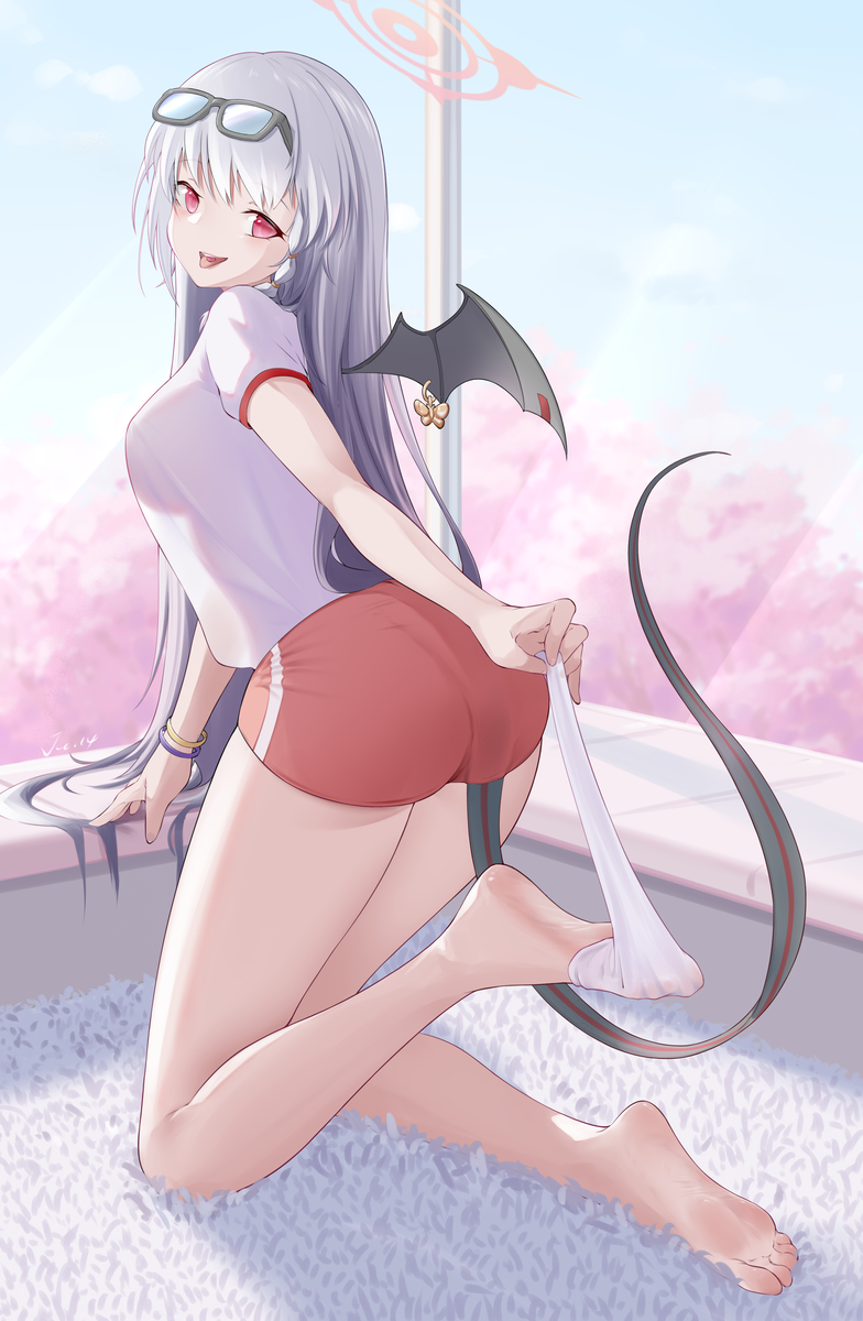 This is a pixiv picture whose title is 黒舘ハルナ.