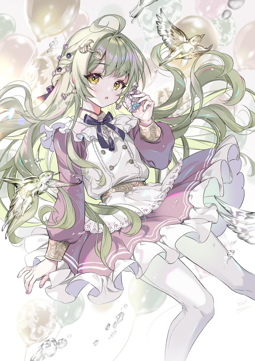 This is a pixiv picture whose title is 思い出は香る.