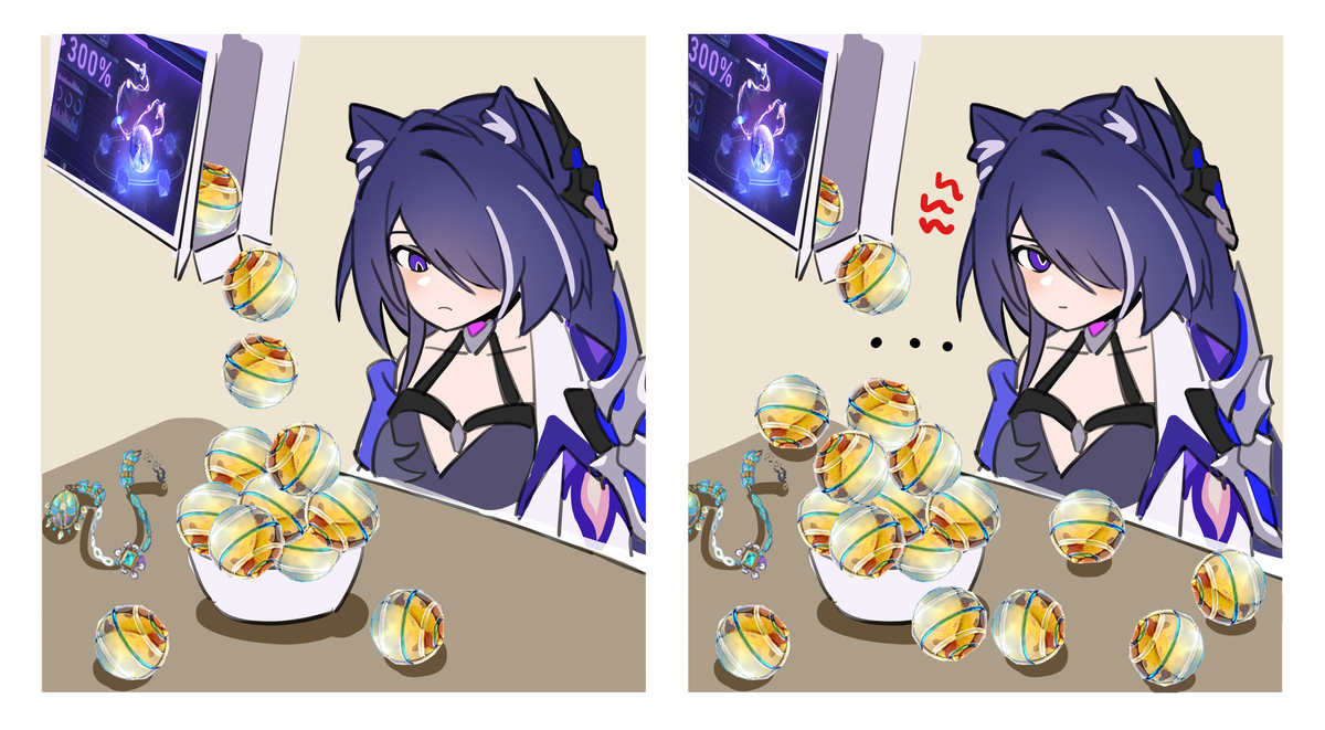 This is a pixiv picture whose title is 💢.