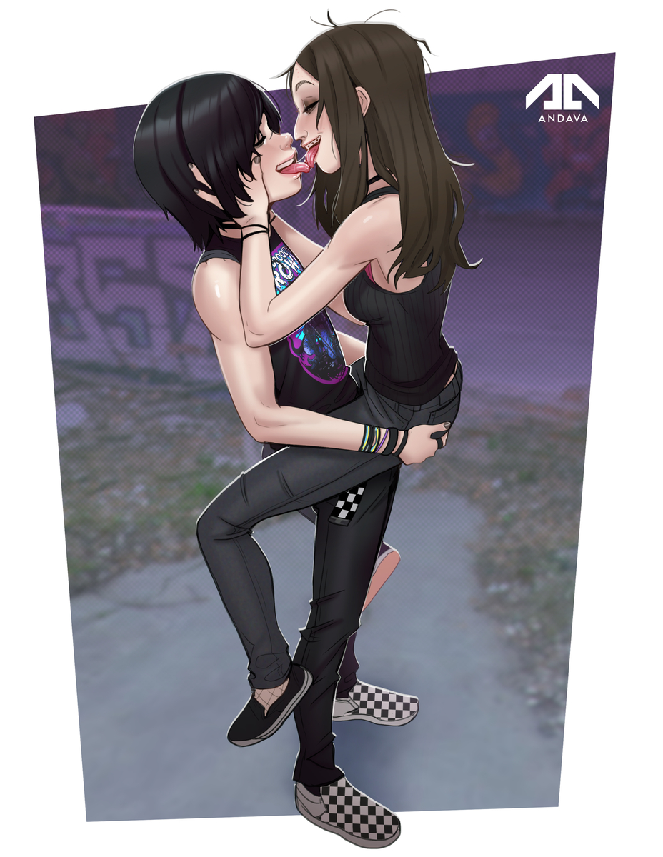 This is a pixiv picture whose title is Alexis and Cassie.