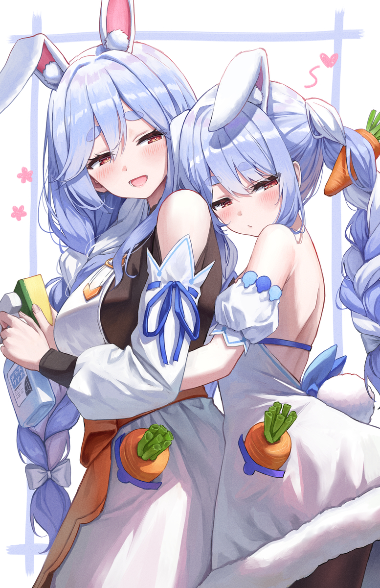 This is a pixiv picture whose title is ぺこママ🥕ぺこら.