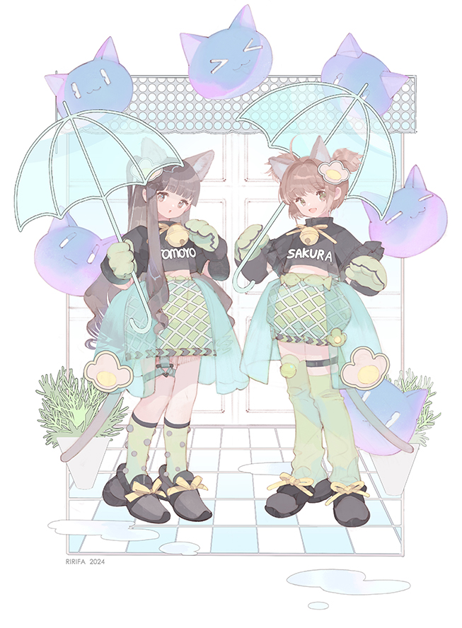 This is a pixiv picture whose title is 梅雨晴れ.