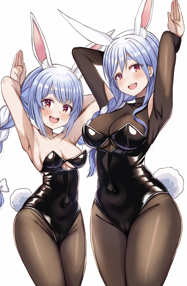 This is a pixiv picture whose title is ぺこーら＆ぺこらママ.