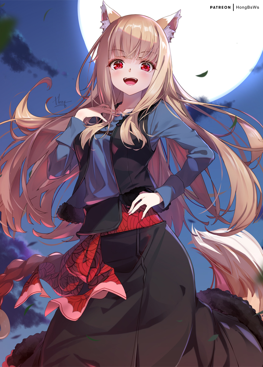 This is a pixiv picture whose title is ホロ.