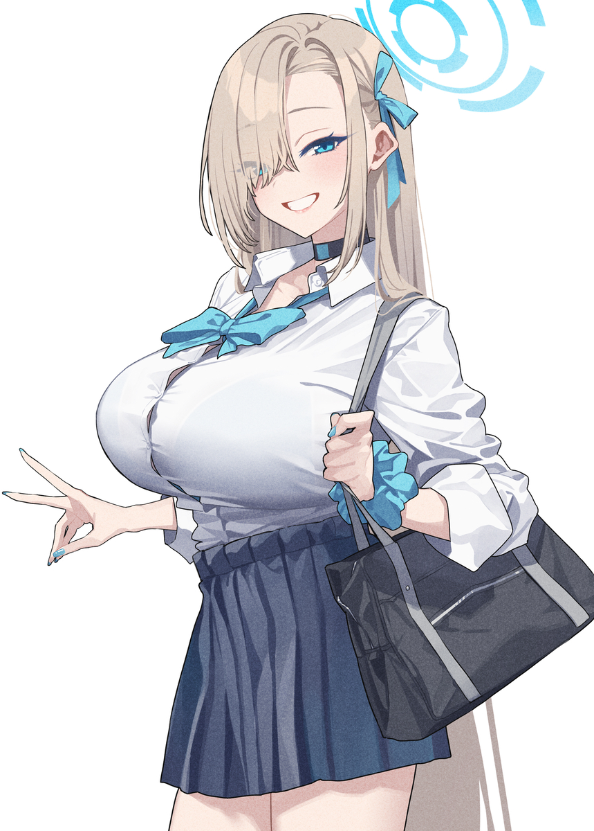 This is a pixiv picture whose title is アスナ（制服）.
