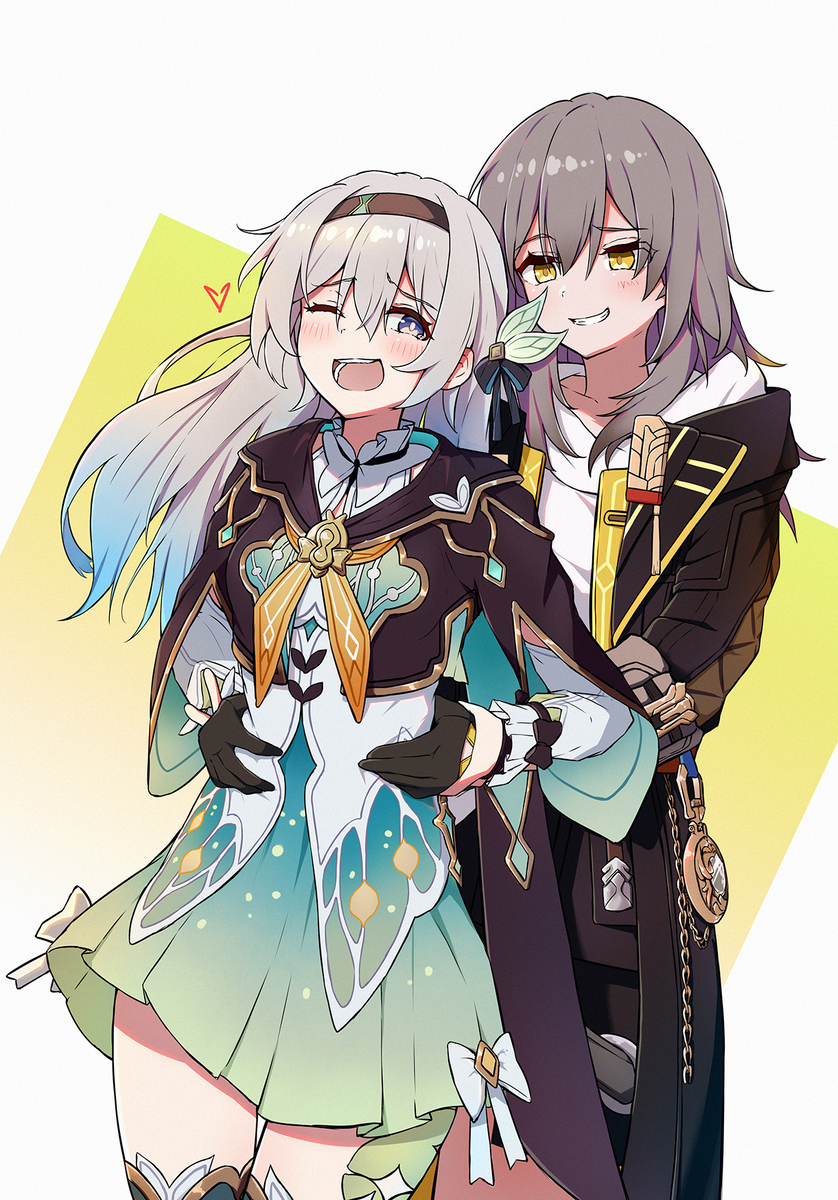 This is a pixiv picture whose title is 贴贴！.