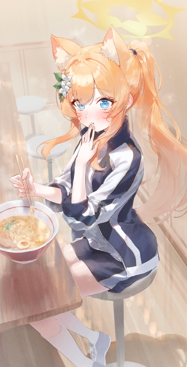 This is a pixiv picture whose title is 「あれ、マリー？こんな時間に奇遇だね！」.