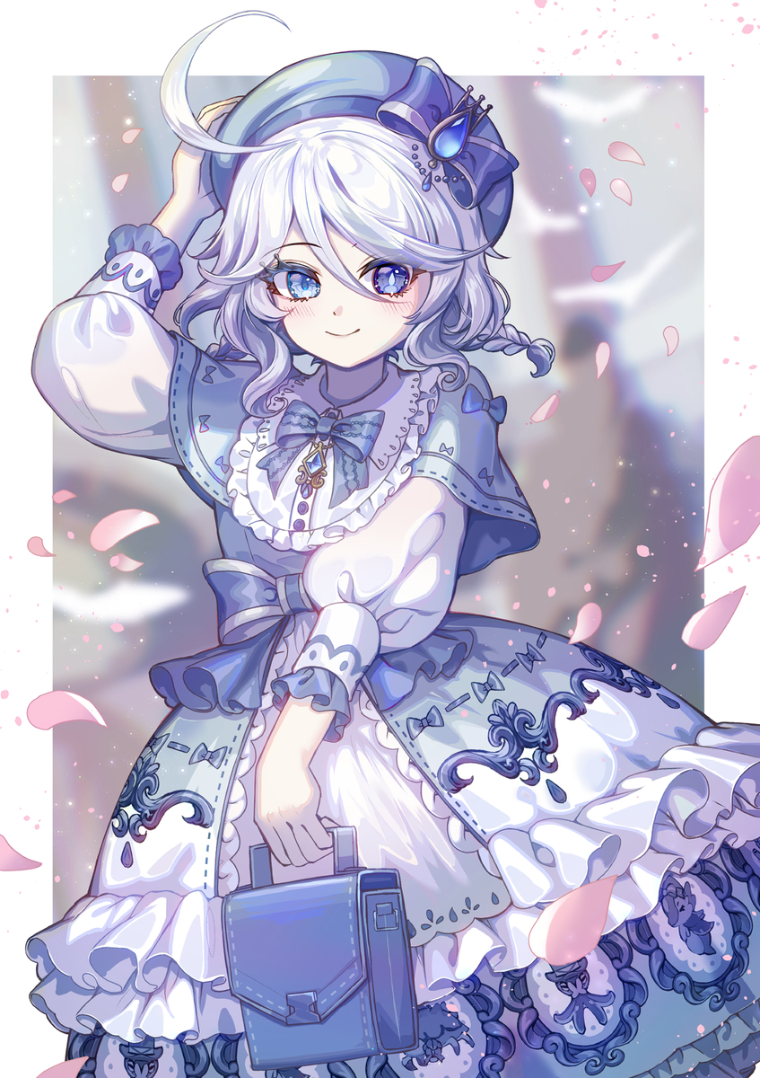 This is a pixiv picture whose title is おめかしフリーナ.