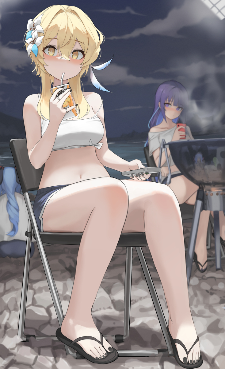 This is a pixiv picture whose title is 荧.