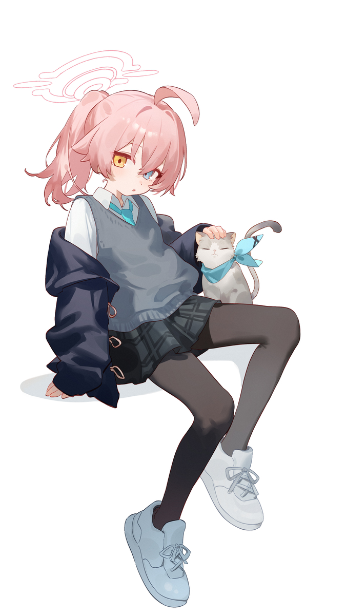 This is a pixiv picture whose title is 撫で撫で~.