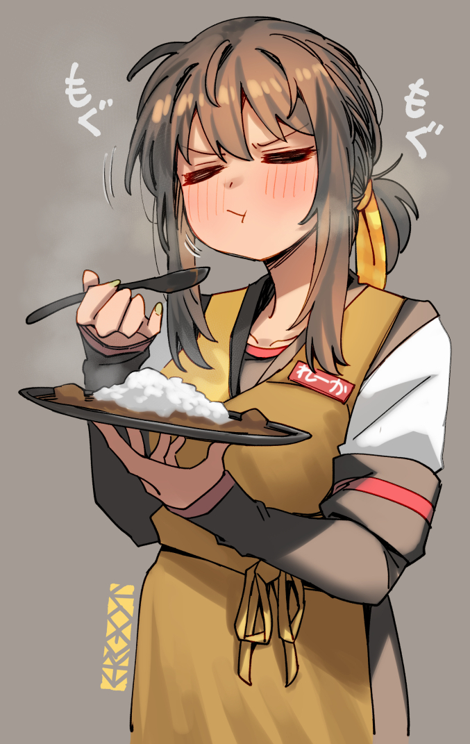 This is a pixiv picture whose title is 司令官のカレーはブッキーのカレー.