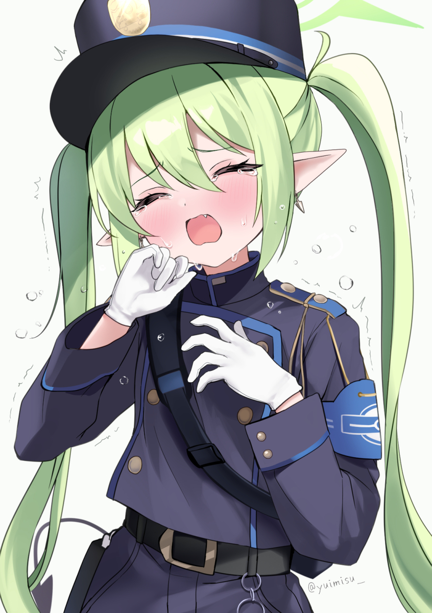 This is a pixiv picture whose title is シュポ泣き.