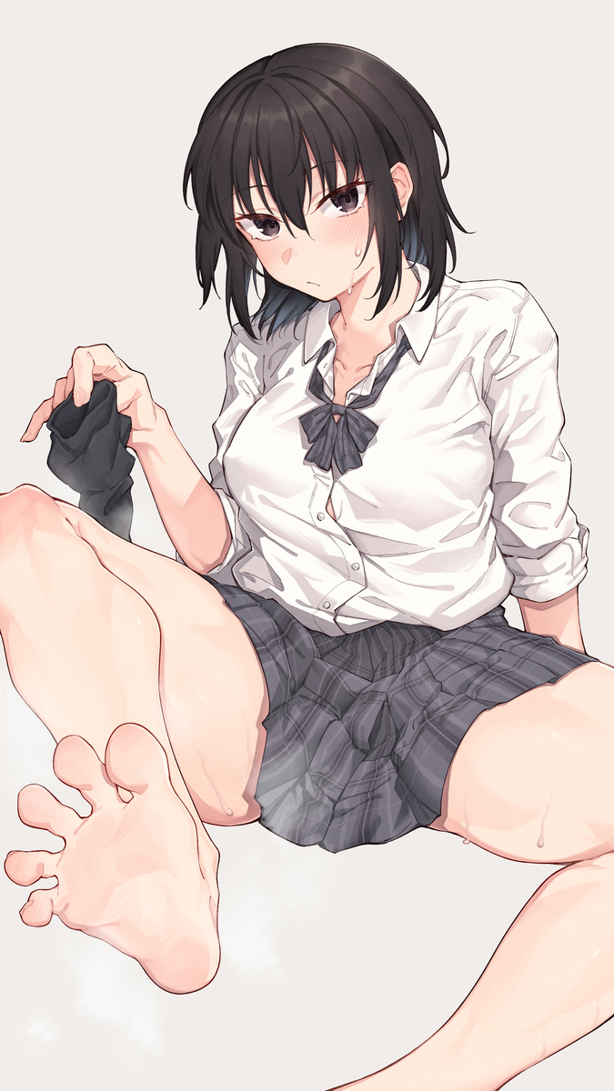 This is a pixiv picture whose title is ぬぎたて.