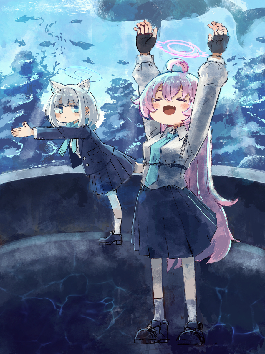 This is a pixiv picture whose title is 🐟.