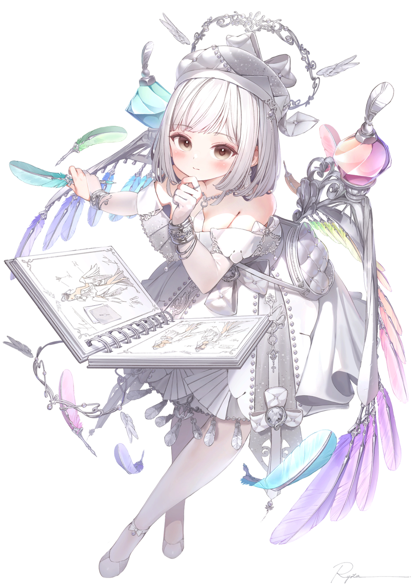 This is a pixiv picture whose title is ▼.