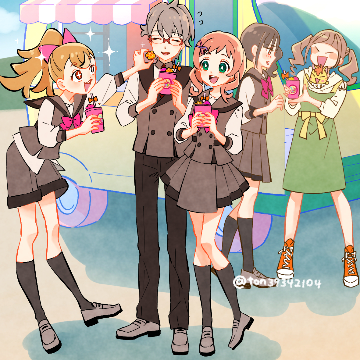 This is a pixiv picture whose title is みてみてー🐾✨.