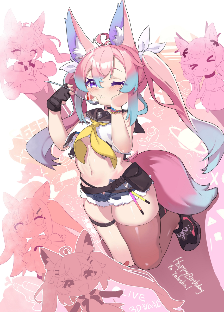 This is a pixiv picture whose title is 莎莎生日快乐！.