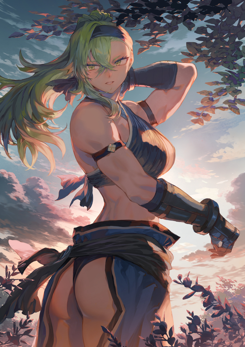This is a pixiv picture whose title is リーシャさん.