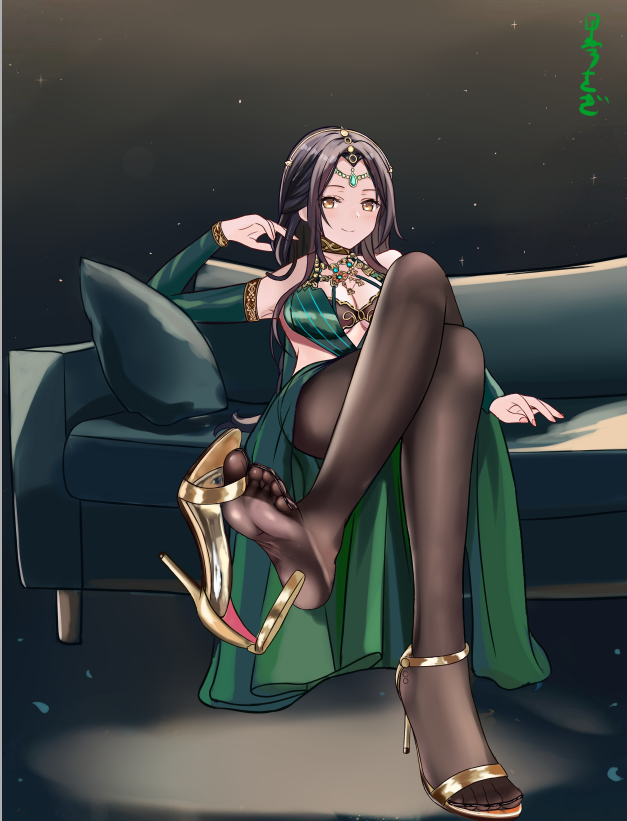 This is a pixiv picture whose title is 想吃姐姐的脚吗.