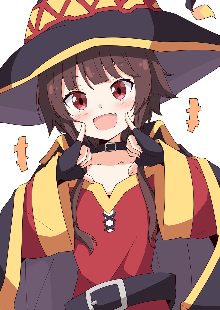 This is a pixiv picture whose title is めぐみん.