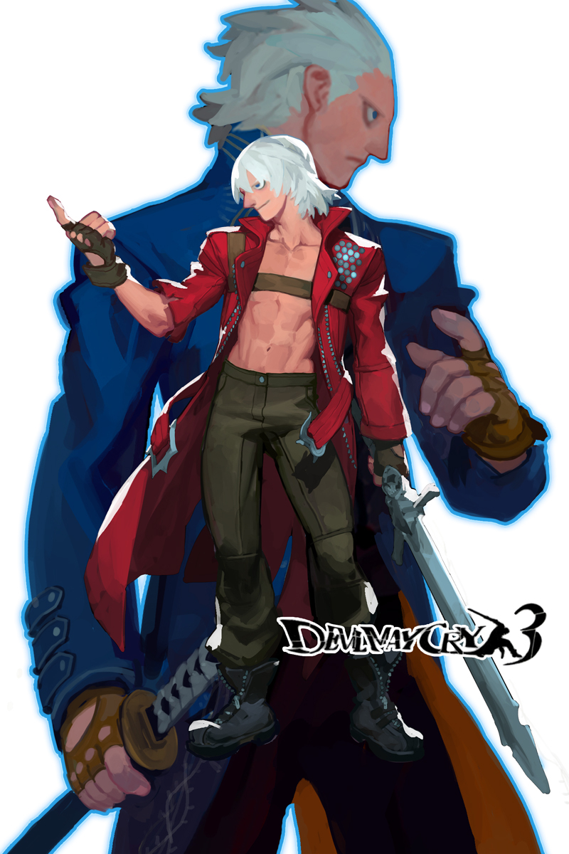 This is a pixiv picture whose title is DEVIL MAY CRY.