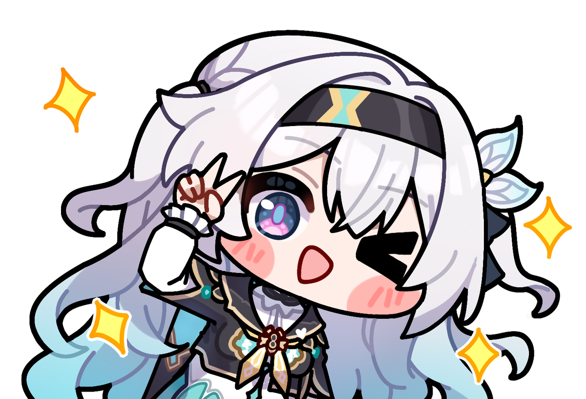 This is a pixiv picture whose title is Ciallo流萤(∠・ω< )⌒☆.