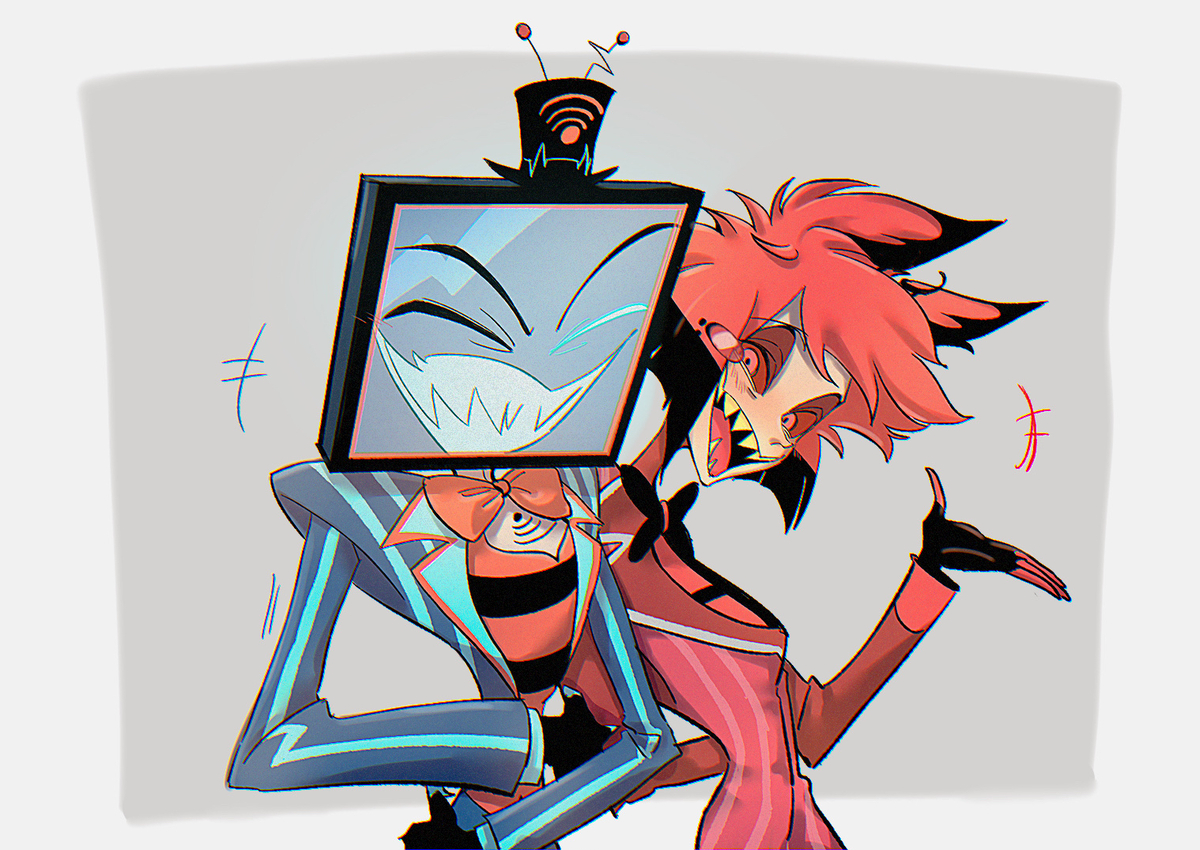 This is a pixiv picture whose title is Hazbin Hotel XLog.