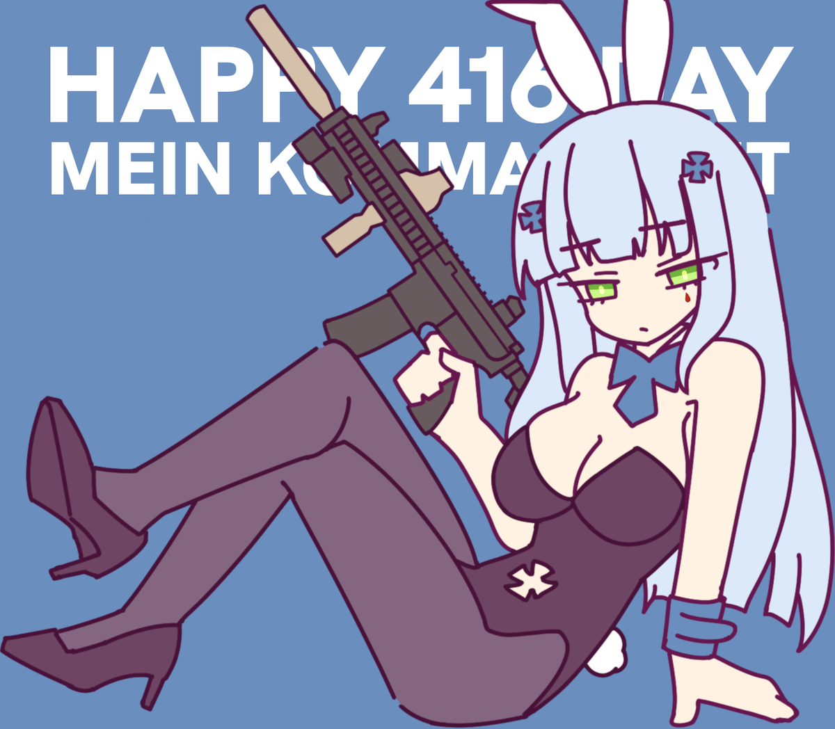 This is a pixiv picture whose title is 416 Day Rabbit Hole.