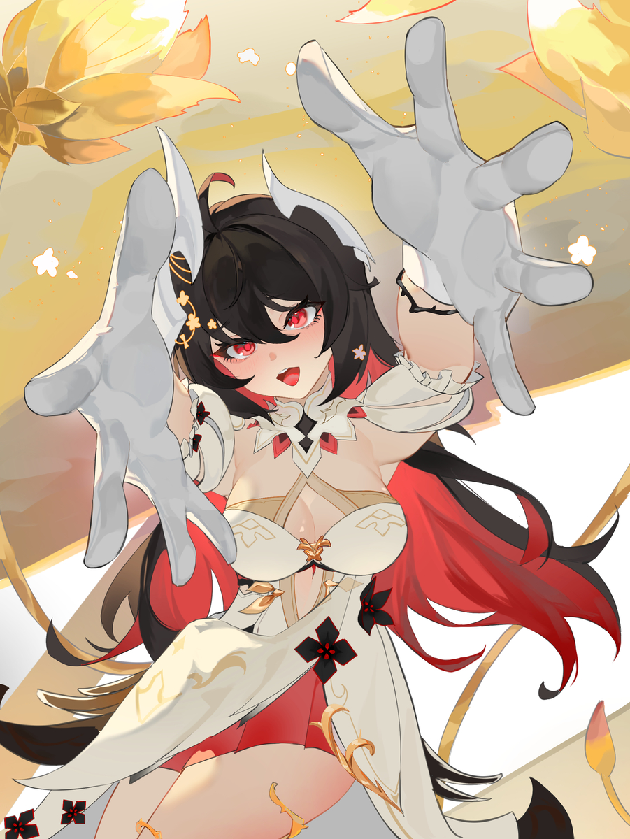 This is a pixiv picture whose title is 奶希—揽昼云上.