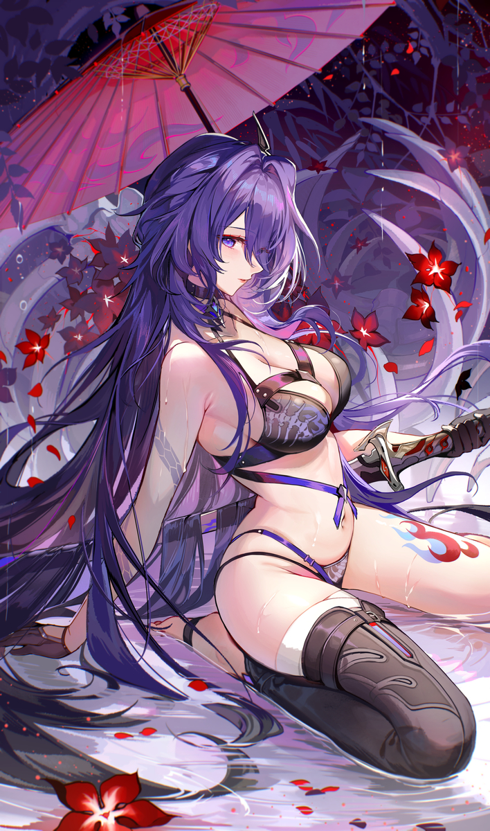 This is a pixiv picture whose title is 黄泉.