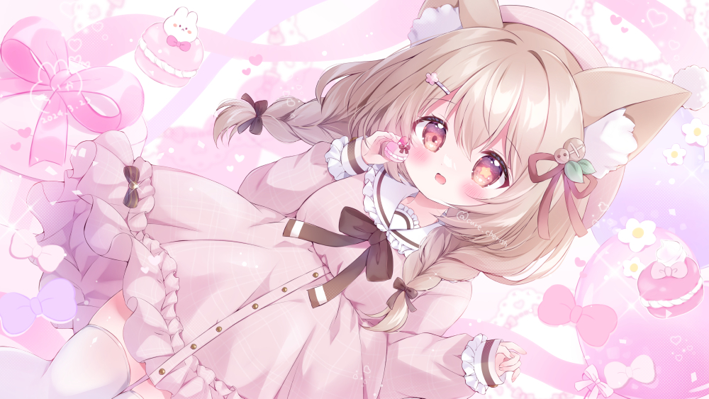 This is a pixiv picture whose title is Skebイラスト🎀.