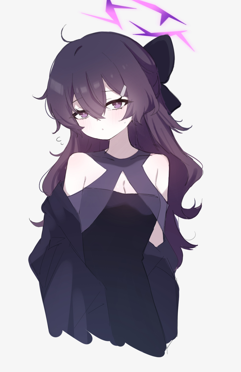 This is a pixiv picture whose title is ハルカ(ドレス).
