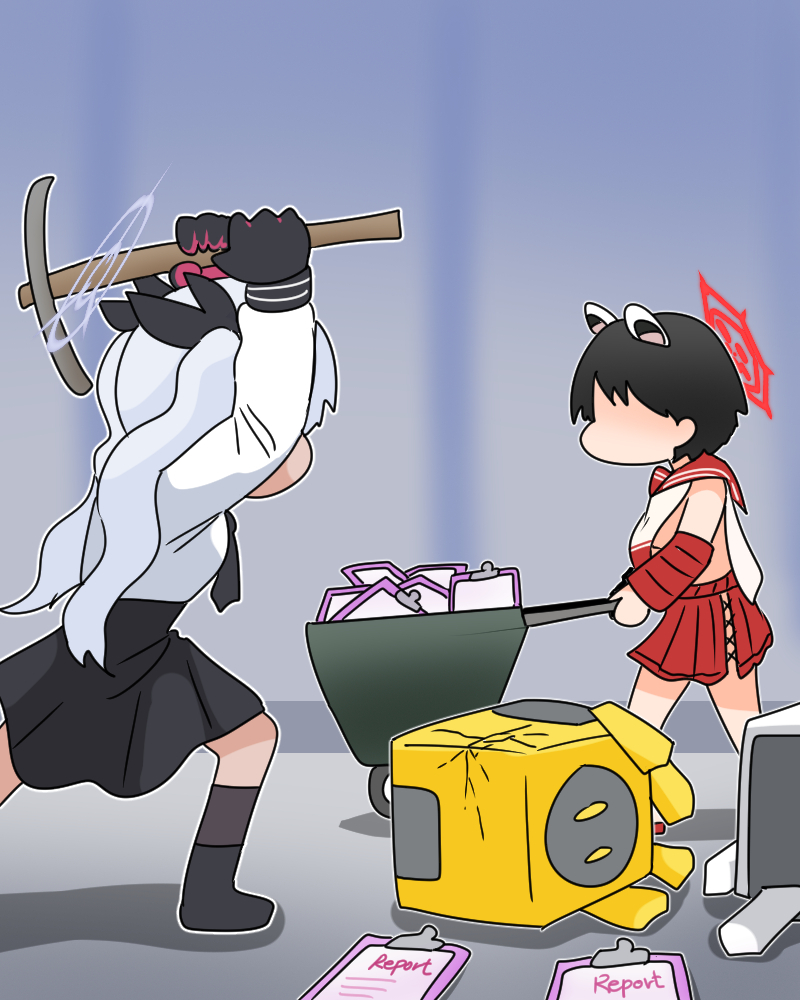 This is a pixiv picture whose title is 이오리 찬가 Ode to Iori.