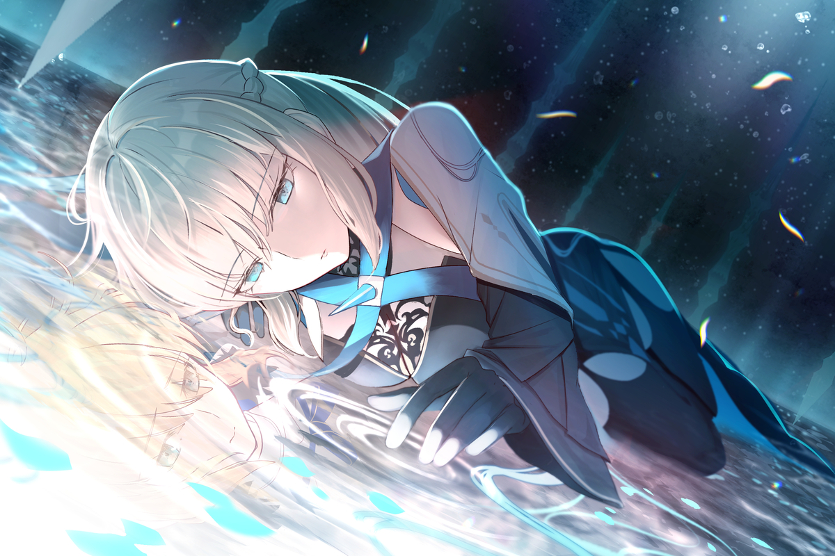This is a pixiv picture whose title is 『はや辿り着けぬ理想郷（ロードレス・キャメロット）』.