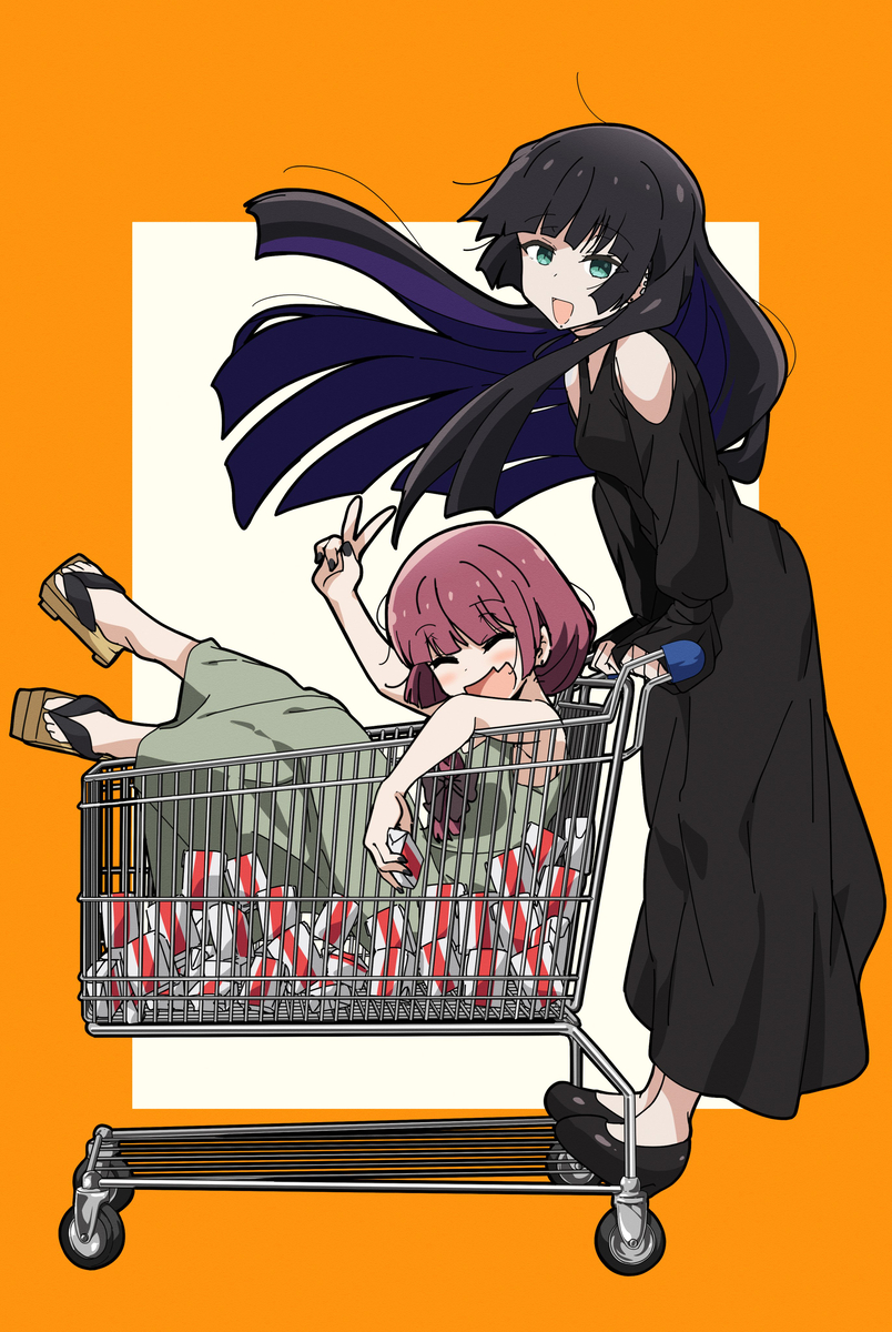This is a pixiv picture whose title is ぼっちざろっく.