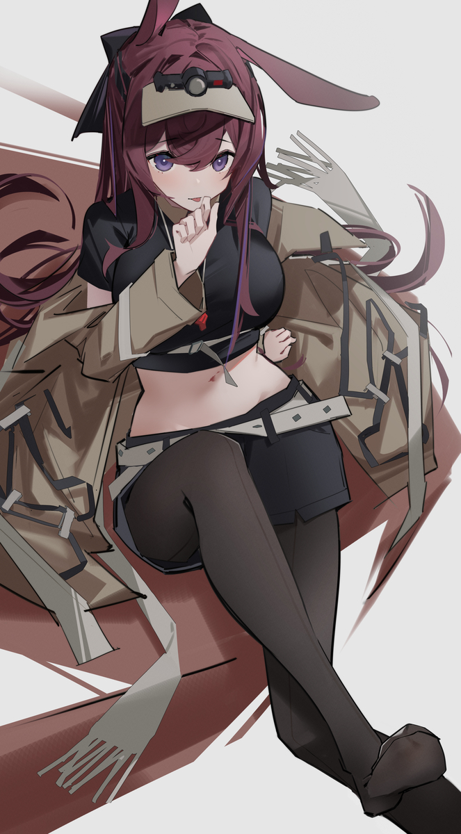 This is a pixiv picture whose title is 想画腿了.