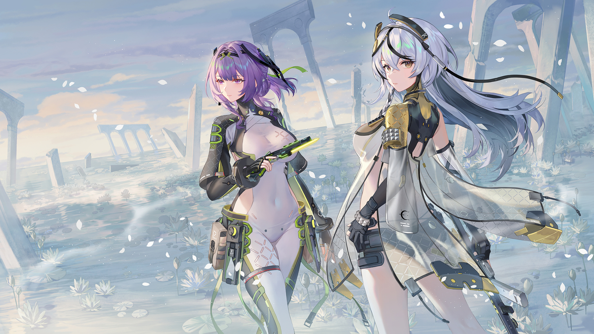 This is a pixiv picture whose title is Snowbreak.