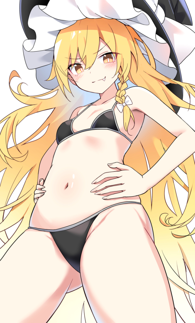 This is a pixiv picture whose title is 水着な魔理沙ちゃん！!!.