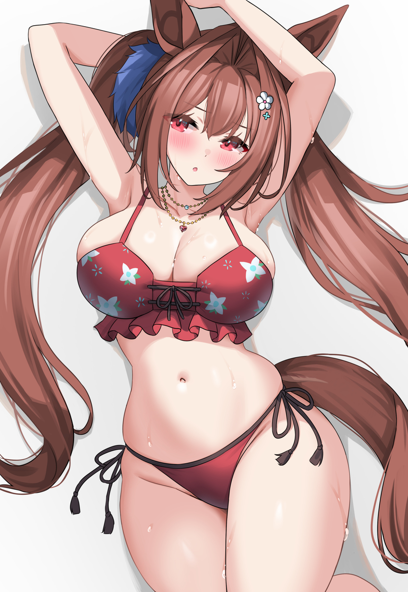 This is a pixiv picture whose title is 水着ダスカ.