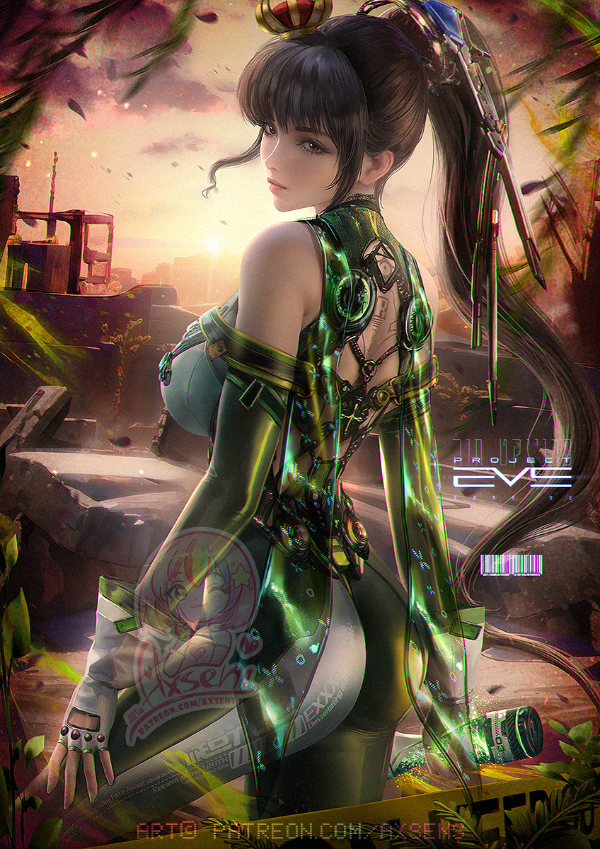 This is a pixiv picture whose title is EVE Stellar Blade.