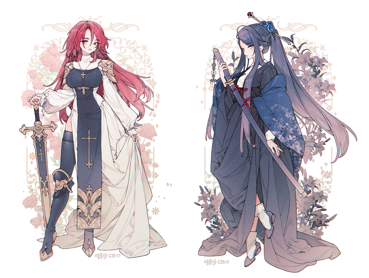 This is a pixiv picture whose title is ⚔️cm⚔️.