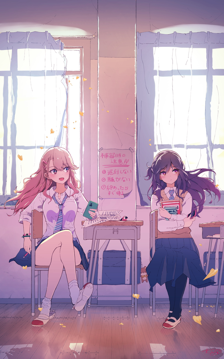 This is a pixiv picture whose title is 【仕事絵】ビオラとカルラ.