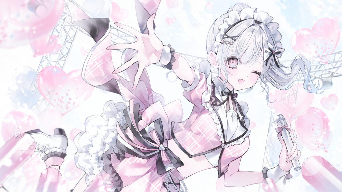 This is a pixiv picture whose title is シロノユメ.