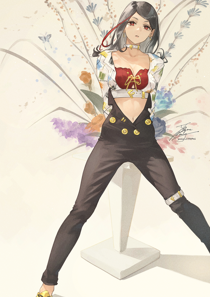 This is a pixiv picture whose title is 五百雀 千鶴.
