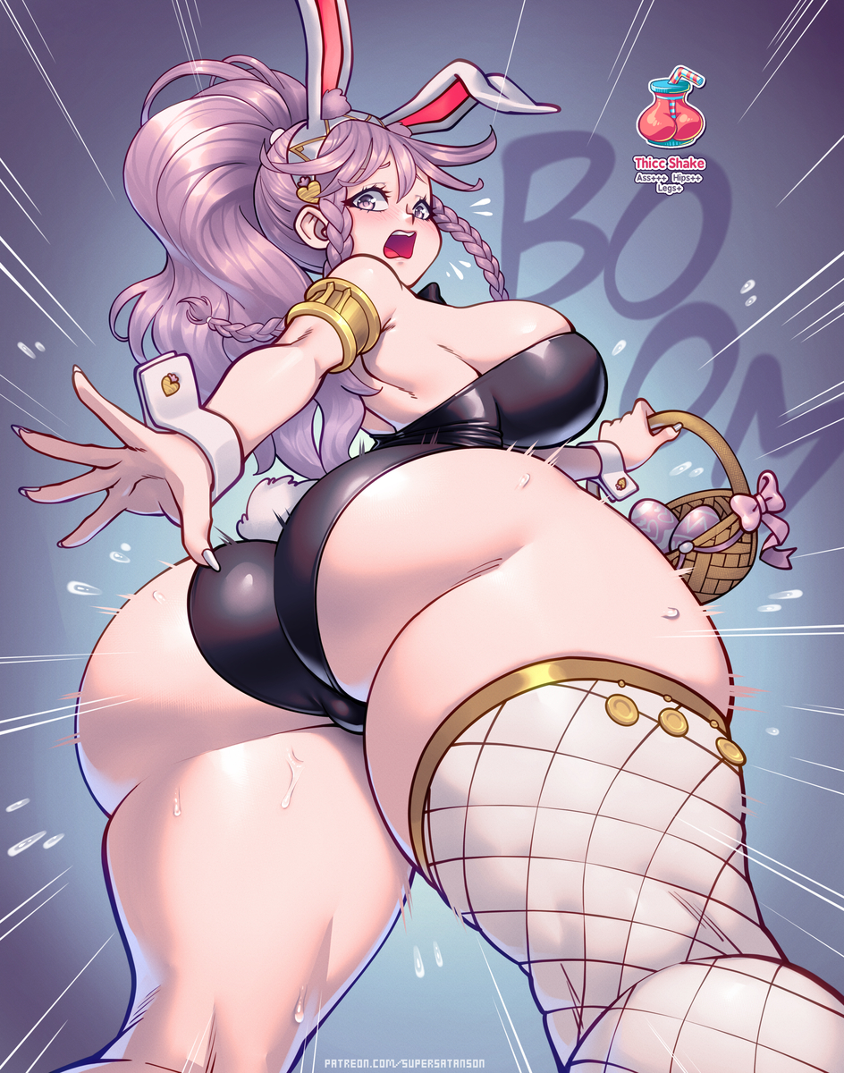 This is a pixiv picture whose title is Bunny Olivia (Fire Emblem).