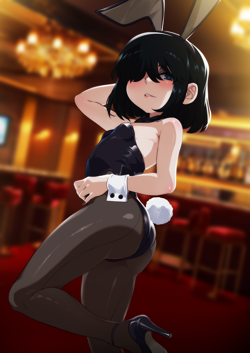 This is a pixiv picture whose title is Bunny Lucy Loud.