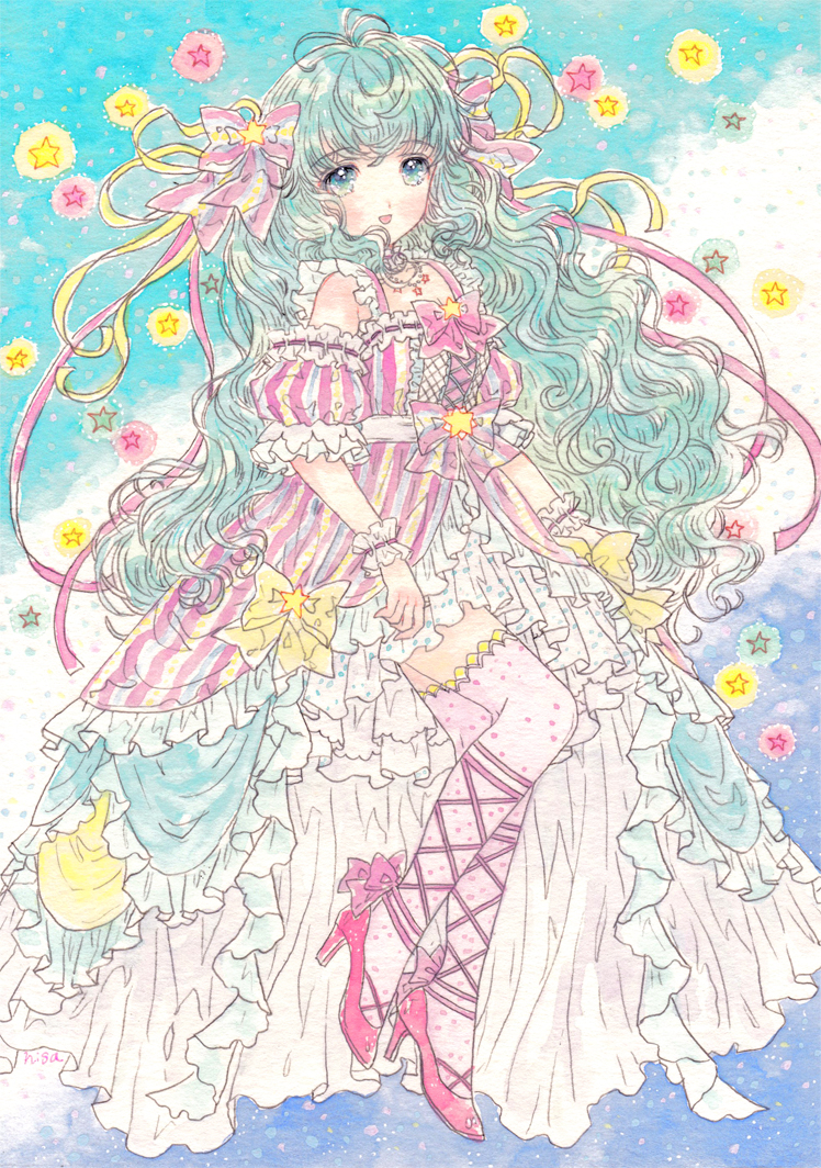 This is a pixiv picture whose title is ミルキーウェイ.